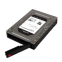 StarTech.com 2.5 to 3.5 SATA Aluminum Hard Drive Adapter Enclosure with SSD / HDD Height up to 12.5mm, 8.89 cm (3.5