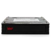 StarTech.com 2.5 to 3.5 SATA Aluminum Hard Drive Adapter Enclosure with SSD / HDD Height up to 12.5mm, 8.89 cm (3.5