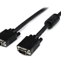 StarTech.com 2m Coax High Resolution Monitor VGA Video Cable - HD15 to HD15 M/M, 2 m, VGA (D-Sub), VGA (D-Sub), Male, Male, Black