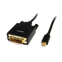 StarTech.com 6ft (1.8m) Mini DisplayPort to DVI Cable - Mini DP to DVI Adapter Cable - 1080p Video - Passive mDP to DVI-D Single Link, mDP or Thunderbolt 1/2 Mac/PC to DVI Monitor/Display, 1.8 m, Mini DisplayPort, DVI-D, Male, Male, Straight