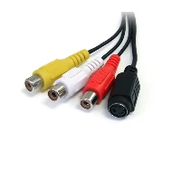 StarTech.com S-Video / Composite to USB Video Capture Cable w/ TWAIN and Mac Support, Black, USB 2.0, eMPIA EM2861, Plastic, CE, FCC, NTSC, PAL, SECAM