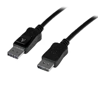 StarTech.com 32ft (10m) Active DisplayPort Cable - 4K Ultra HD DisplayPort Cable - Long DP to DP Cable for Projector/Monitor - DP Video/Display Cord - Latching DP Connectors, 10 m, DisplayPort, DisplayPort, Male, Male, 2560 x 1600 pixels