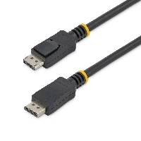 StarTech.com 5m (15ft) DisplayPort 1.2 Cable - 4K x 2K Ultra HD VESA Certified DisplayPort Cable - DP to DP Cable for Monitor - DP Video/Display Cord - Latching DP Connectors, 5 m, DisplayPort, DisplayPort, Male, Male, 3840 x 2400 pixels