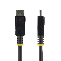 StarTech.com 5m (15ft) DisplayPort 1.2 Cable - 4K x 2K Ultra HD VESA Certified DisplayPort Cable - DP to DP Cable for Monitor - DP Video/Display Cord - Latching DP Connectors, 5 m, DisplayPort, DisplayPort, Male, Male, 3840 x 2400 pixels