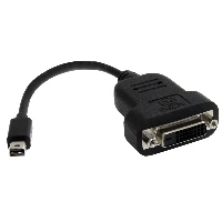 StarTech.com Mini DisplayPort to DVI Adapter - Active Mini DisplayPort to DVI-D Adapter Converter - 1080p Video - mDP or Thunderbolt 1/2 Mac/PC to DVI Monitor Dongle, mDP to DVI Single-Link, 0.12 m, Mini DisplayPort, DVI-D, Male, Female, Straight