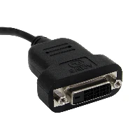 StarTech.com Mini DisplayPort to DVI Adapter - Active Mini DisplayPort to DVI-D Adapter Converter - 1080p Video - mDP or Thunderbolt 1/2 Mac/PC to DVI Monitor Dongle, mDP to DVI Single-Link, 0.12 m, Mini DisplayPort, DVI-D, Male, Female, Straight
