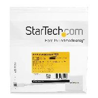 StarTech.com Mini DisplayPort to DVI Adapter - Mini DP to DVI-D Converter - 1080p Video - mDP or Thunderbolt 1/2 Mac/PC to DVI Monitor - mDP 1.2 to DVI Single-Link Adapter Dongle - White, 0.12 m, Mini-DisplayPort, DVI-I, Male, Female, Straight