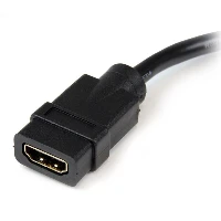 StarTech.com 8in HDMI to DVI-D Video Cable Adapter - HDMI Female to DVI Male, 0.203 m, HDMI Type A (Standard), DVI-D, Female, Male, Straight