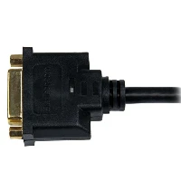 StarTech.com 8in HDMI to DVI-D Video Cable Adapter - HDMI Male to DVI Female, 0.2 m, HDMI, DVI-D, Male, Male, Straight