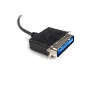 StarTech.com 6 ft USB to Parallel Printer Adapter - M/M, 1.9 m, Centronics, USB A, Male/Male, Black, 200 g