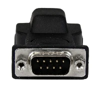 StarTech.com 1 Port USB to RS232 DB9 Serial Adapter with Detachable 6ft USB A to B Cable, DB-9, USB B, 1.8 m, Black