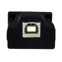 StarTech.com 1 Port USB to RS232 DB9 Serial Adapter with Detachable 6ft USB A to B Cable, DB-9, USB B, 1.8 m, Black