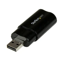 StarTech.com USB Stereo Audio Adapter External Sound Card, USB