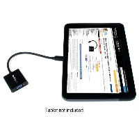 StarTech.com Micro HDMI to VGA Adapter Converter for Smartphones / Ultrabook / Tablet - 1920x1080, 1920 x 1200 pixels, 60 Hz, Black, Active video converter, CE, FCC, REACH, 0 - 60 C