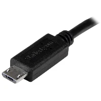 StarTech.com USB OTG Cable - Micro USB to Micro USB - M/M - 8 in., 0.203 m, Micro-USB B, Micro-USB B, Black