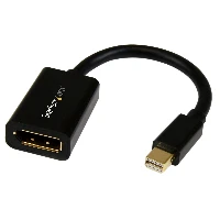 StarTech.com Mini DisplayPort to DisplayPort Adapter - 4K x 2K UHD Video - Mini DP to DP Converter - Mini DisplayPort to DisplayPort 1.2 Adapter - mDP PC/Computer to DP Monitor/Display, 0.1524 m, Mini DisplayPort, DisplayPort, Male, Female, 3840 x 2400 pixels