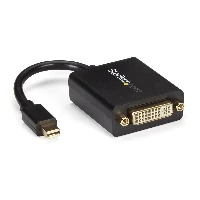 StarTech.com Mini DisplayPort to DVI Adapter - Mini DP to DVI-D Converter - 1080p Video - VESA Certified - mDP or Thunderbolt 1/2 Mac/PC to DVI Monitor - mDP 1.2 to DVI Single-Link Dongle, 0.13 m, Mini DisplayPort, DVI-I, Male, Female, Straight
