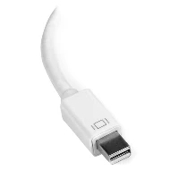 StarTech.com Mini DisplayPort to HDMI Adapter - Active mDP to HDMI Video Converter - 4K 30Hz - Mini DP or Thunderbolt 1/2 Mac/PC to HDMI Monitor/TV/Display - mDP 1.2 to HDMI Adapter Dongle - White, 0.15 m, Mini DisplayPort, HDMI, Male, Female, Straight