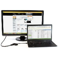 StarTech.com Travel A/V Adapter 2-in-1 Mini DisplayPort to HDMI or VGA Converter, 0.15 m, 1920 x 1200 pixels, 720p, 1080p, Black, CE, FCC, 0 - 60 C