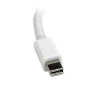 StarTech.com Mini DisplayPort to VGA Adapter - Active Mini DP to VGA Converter - 1080p Video - mDP or Thunderbolt 1/2 Mac/PC to VGA Monitor/Projector/Display - mDP 1.2 to VGA Dongle - White, 0.13 m, Mini DisplayPort, VGA (D-Sub), Male, Female, Straight