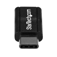 StarTech.com USB-C to Micro-USB Adapter - M/F - USB 2.0, USB 2.0 Type-C, USB 2.0 Micro-B, Black