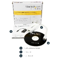 StarTech.com USB 3.0 to Gigabit Ethernet Adapter NIC w/ USB Port - White, Wired, RJ-45, USB, 5000 Mbit/s, White