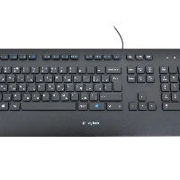 Logitech K280E Pro, Full-size (100%), Wired, USB, QWERTY, Black