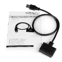StarTech.com SATA to USB Cable with UASP, Black, CE, FCC, ASMedia - ASM1153E, 0 - 60 C, -10 - 70 C, 49 mm