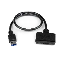 StarTech.com SATA to USB Cable with UASP, Black, CE, FCC, ASMedia - ASM1153E, 0 - 60 C, -10 - 70 C, 49 mm