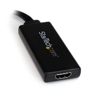 StarTech.com VGA to HDMI Adapter with USB Audio & Power  Portable VGA to HDMI Converter  1080p, 1920 x 1080 pixels, Black, Micro Silicon - MS9282, Active video converter, 0 - 60 C, -10 - 70 C