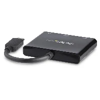 StarTech.com USB-C Multiport Adapter with HDMI - USB 3.0 Port - 60W PD - Black, Wired, USB 3.2 Gen 1 (3.1 Gen 1) Type-C, Black, 5 Gbit/s, 4096 x 2160 pixels, Plastic