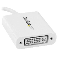 StarTech.com USB-C to DVI Adapter - White, 3.2 Gen 2 (3.1 Gen 2), USB Type-C, DVI output, 1920 x 1200 pixels