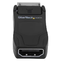 StarTech.com DisplayPort to HDMI Adapter - 4K 30Hz Compact DP 1.2 to HDMI 1.4 Video Converter - DP++ to HDMI Monitor/TV - Passive DP to HDMI Cable Adapter - Latching DP Connector, DisplayPort, HDMI, Black