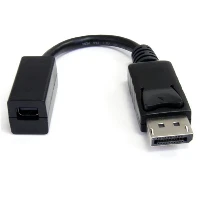 StarTech.com 6in (15cm) DisplayPort to Mini DisplayPort Cable - 4K x 2K UHD Video - DisplayPort Male to Mini DisplayPort Female Adapter Cable - DP Computer to mDP 1.2 Monitor Extension Cable, 0.152 m, Mini DisplayPort, DisplayPort, Male, Female, 3840 x 2400 pixels