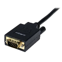 StarTech.com 6ft (1.8m) DisplayPort to VGA Cable - Active DisplayPort to VGA Adapter Cable - 1080p Video - DP to VGA Monitor Cable - DP 1.2 to VGA Converter - Latching DP Connector, 1.8 m, Displayport, VGA (D-Sub), Male, Male, Straight