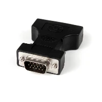 StarTech.com DVI to VGA Cable Adapter - Black - F/M, VGA, DVI-I, Black