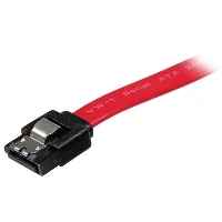 StarTech.com 8in Latching SATA to SATA Cable - F/F, 0.2032 m, SATA III, SATA 7-pin, SATA 7-pin, Male/Male, Red