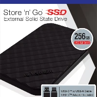 VERBATIM STORE N GO SSD ESTERNO USB-CTOUSB-A 256GB