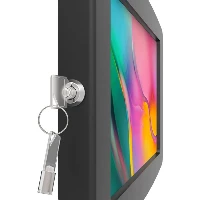 Compulocks Space Galaxy Tab A 10.1 2019 Tablet Lock and Tablet Holder Display Wall Mount - Kit montaggio (montaggio a muro, involucro) - per tablet - bloccabile - alluminio ad alta purezza - nero - dimensione schermo 10.1 - interfaccia montaggio 100 x