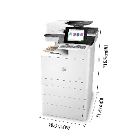 HP LaserJet Enterprise Flow MFP M776z - Stampante multifunzione - colore - laser - 297 x 864 mm (originale) - A3/Ledger (supporti) - fino a 46 ppm (copia) - fino a 46 ppm (stampa) - 2300 fogli - 33.6 Kbps - USB 2.0, Gigabit LAN, Wi-Fi(n), host USB 2.0