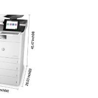HP LaserJet Enterprise Flow MFP M776z - Stampante multifunzione - colore - laser - 297 x 864 mm (originale) - A3/Ledger (supporti) - fino a 46 ppm (copia) - fino a 46 ppm (stampa) - 2300 fogli - 33.6 Kbps - USB 2.0, Gigabit LAN, Wi-Fi(n), host USB 2.0