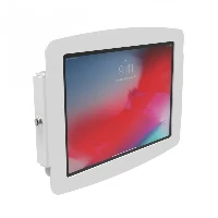 Compulocks iPad 10.2 Space Enclosure Wall Mount - Cassa - per tablet - bloccabile - alluminio ad alta purezza - bianco - dimensione schermo 10.2 - interfaccia montaggio 100 x 100 mm - installabile a parete - per Apple 10.2-inch iPad (7 generazione, 8