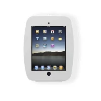 Compulocks iPad 10.2 Space Enclosure Wall Mount - Cassa - per tablet - bloccabile - alluminio ad alta purezza - bianco - dimensione schermo 10.2 - interfaccia montaggio 100 x 100 mm - installabile a parete - per Apple 10.2-inch iPad (7 generazione, 8