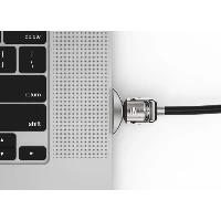Compulocks Ledge Lock Adapter for MacBook Pro 16 (2019) with Keyed Cable Lock - Adattatore connessione blocco di sicurezza - argento - con blocco cavo con chiave - per Apple MacBook Pro 16 (Late 2019)