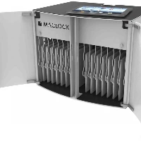 Compulocks Tablet / Laptop Charging Cabinet For Counter Top or Wall Mount UK Power Plug - Unit cabinet - per 16 tablet - dimensione schermo 13 - installabile a parete, installabile su carrello