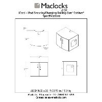 Compulocks Tablet / Laptop Charging Cabinet For Counter Top or Wall Mount UK Power Plug - Unit cabinet - per 16 tablet - dimensione schermo 13 - installabile a parete, installabile su carrello