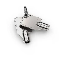 Compulocks Dual Head Coiled Keyed Cable Lock - Blocco cavo di sicurezza