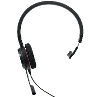 Jabra Evolve 20 MS mono - Cuffie con microfono - on-ear - convertibile - cablato - USB-C - isolamento dal rumore