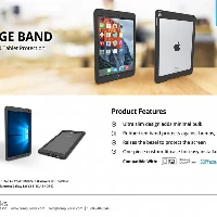 Compulocks Rugged Edge Case for Galaxy Tab A7 10.1 - Paracolpi per tablet - robusta - gomma - nero - 10.1 - per Samsung Galaxy Tab A (2016), Tab A (2019), Tab A with S Pen, TabPRO (10.1 pollici)