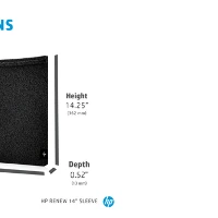 HP Renew - Custodia per notebook - 14 - per Elite Mobile Thin Client mt645 G7, EliteBook 830 G6, Pro Mobile Thin Client mt440 G3